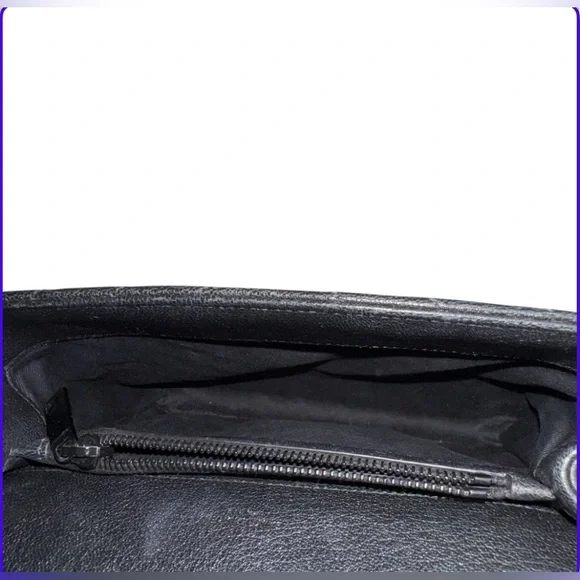 Saint Laurent College Medium Flap YSL Shoulder Bag Quilted black Leather 🔥SALE🔥 - Picture 12 of 15